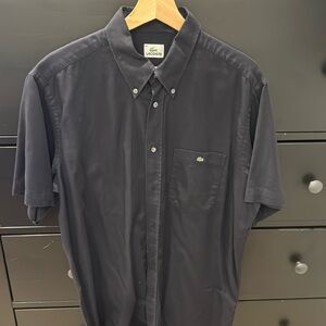 Lacoste Men’s L short sleeve black shirt